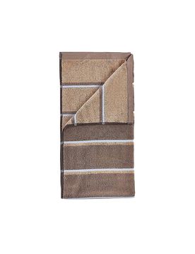 Telo doccia SAUNA 70x140cm Taupe/CamelskyBlue marrone