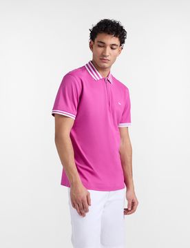 Harmont&Blaine - Polo Uomo con Zip Capsule Sorbetto, Uomo, Rosso, Taglia: 3XL