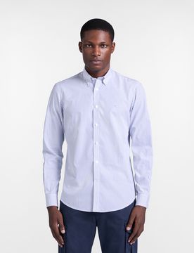 Harmont&Blaine - Camicia a righe narrow fit, Uomo, Blu Navy, Taglia: 4XL
