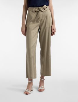 Harmont&Blaine - Pantaloni Donna con Cinta e Passanti Impunturati, Donna, Grigio, Taglia: 42