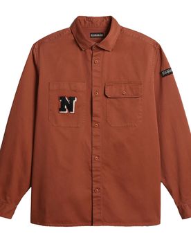 Viche Overshirt Brown Chutney S Herren