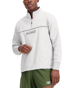 New Essentials Winter 1/4-Zip Athletic Grey L Herren