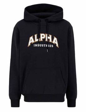Industries Coolege Hoodie Black S Herren