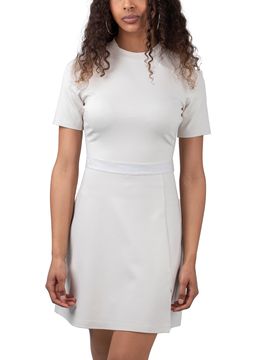Tape Milano Short Dress Eggshell S Damen