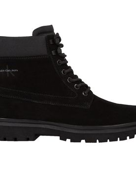 Eva Mid Laceup Suede Boots Black / Stormfront 45 Herren