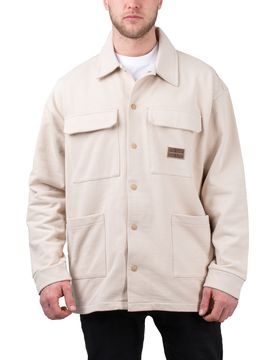 Shrunken Badge Utility Jacket Classic Beige XXL Herren