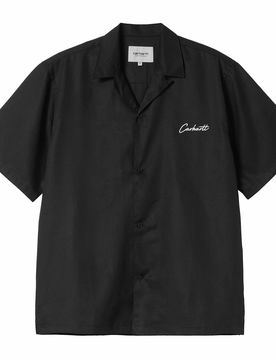 Delray Shirt Black / White M Herren