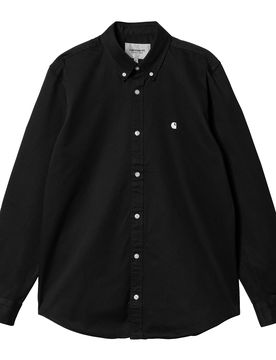 Madison Fine Shirt Black / White S Herren