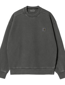 Nelson Sweater Black Garment dyed S Herren