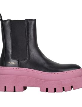CPH686 Chelsea Boot Vitello Black / Fuchsia 41 Damen