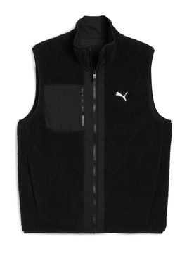 Reversible Hybrid Sherpa Vest Black S Herren