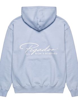 Pike Oversized Sweat Jacket Washed Ocean Blue XL Herren