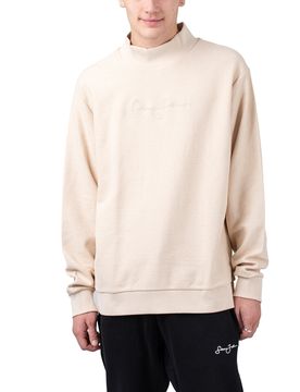 Script Logo Terry Turtleneck Sand M Herren