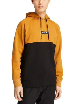 Cut and Sew Hoodie Wheat Boot / Black 2XL Herren