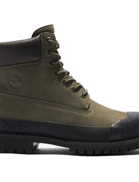 X Bee Line Rubber 6-Inch Boot Dark Green 41 Herren