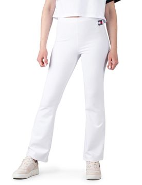 Badge Flare Leggings White XS Damen