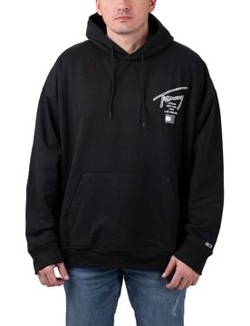 Relaxed Fit Hoodie Black L Herren