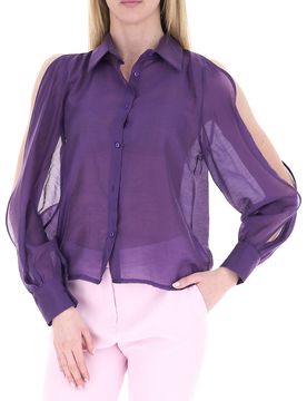 VICOLO Camicia in lyocell VIOLA