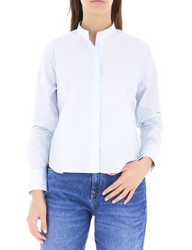 Camicia alla coreana BOSS AZZURRO CHIARO 40