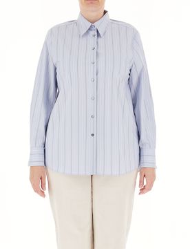 Camicia a righe AZZURRO