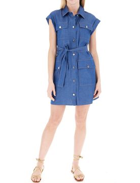 Abito in cotone LIU JEANS BLU 46