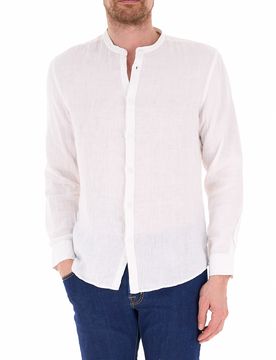 BOMBOOGIE Camicia in lino PANNA L