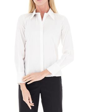Camicia misto cotone PANNA 48
