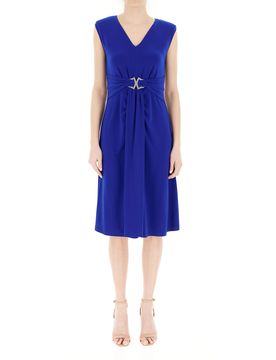 Abito scollo a V BLU 44
