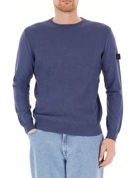 PEUTEREY Maglia girocollo BLU AVIO