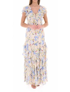 Abito scollo a V LAUREN MULTICOLOR 8