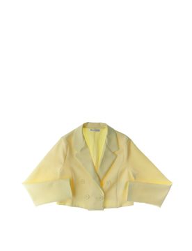 E.L.S.Y. Blazer cropped GIALLO