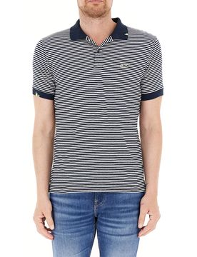SUN68 Polo a righe BLU NAVY S