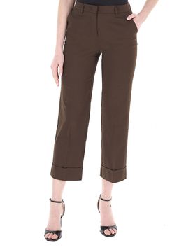 LINKS Pantalone chino MARRONE