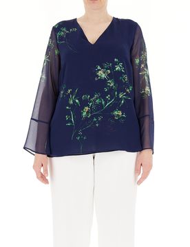 Blusa scollo a V BLU 48