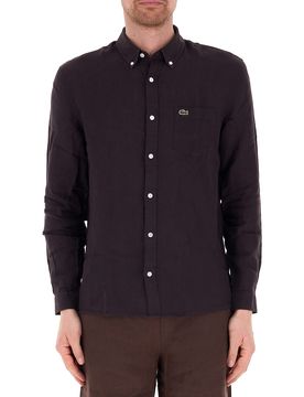 Lacoste Camicia in lino TERRA