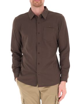 Camicia maniche lunghe MARRONE