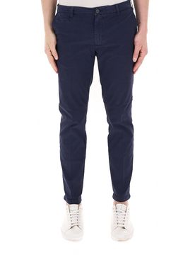 WEFT Pantalone chino BLU NAVY 48
