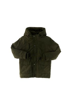 Parka con cappuccio VERDE OLIVA 4