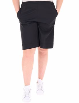 JURERE Bermuda in cotone NERO S