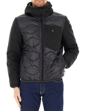 Blauer Piumino con cappuccio NERO