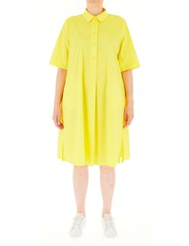 Abito misto cotone GIALLO