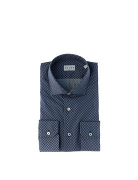 XACUS Camicia in cotone BLU 40