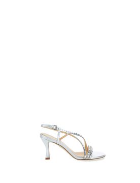 Sandali con strass ARGENTO 40