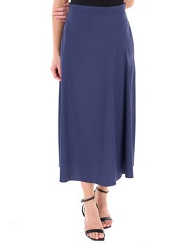 Gonna in cotone BLU AVIO