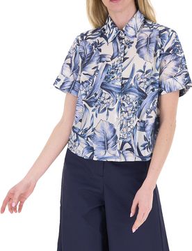 Camicia maniche corte AZZURRO