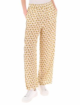 Pantalone in viscosa SABBIA