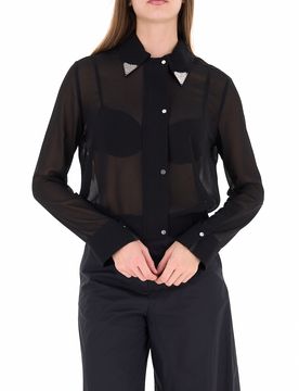 Pinko Camicia maniche lunghe NERO