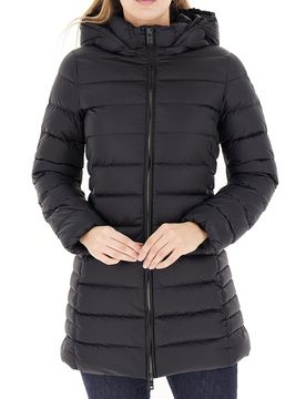 Piumino con cappuccio NERO 52