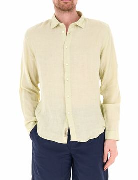 Camicia in lino VERDE CHIARO