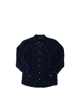 Camicia misto lino BLU NOTTE
